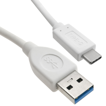 Cable USB Tipo C 2m 4.2A 120BA de Carga Rapida y Datos Cargador Rapido  Blanco