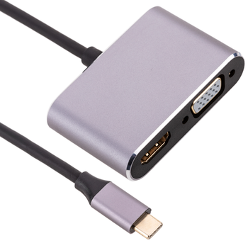 Bematik - Conversor De Usb 3.1 Tipo C A Vga Y Hdmi Uh08500