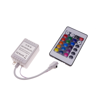 Bematik - Controlador Para Tira De Leds Rgb De 6a Con Control Remoto Ir Vf08100