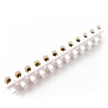 Bematik - Regleta De Conexión De Cables Eléctricos De Sección 25mm Blanca Vh06600