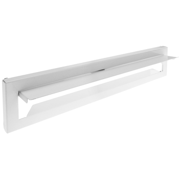 Primematik - Bocacartas Correo Para Puertas Y Vallas En Acero Blanco 364 X 71 Mm Bz09700