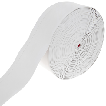 Primematik - Rodapié Flexible Autoadhesivo 70 X 20 Mm. Longitud 15 M Blanco Bs13200