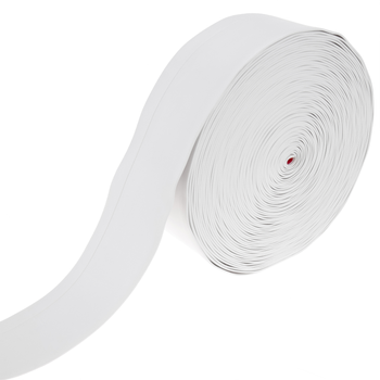 Primematik - Rodapié Flexible Autoadhesivo 70 X 20 Mm. Longitud 20 M Blanco Bs13300