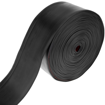 Primematik - Rodapié Flexible Autoadhesivo 70 X 20 Mm. Longitud 10 M Negro Bs14100