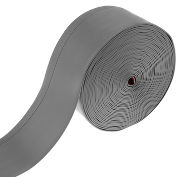 Primematik - Rodapié Flexible Autoadhesivo 70 X 20 Mm. Longitud 10 M Gris Bs15100