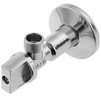 Primematik - Llave De Paso Cisterna En Escuadra Larga 1/2"-3/8" Latón Ks18300