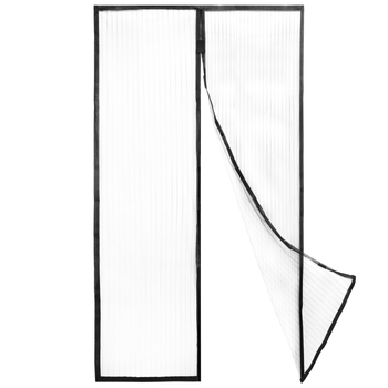 Primematik - Mosquitera Para Puerta 100 X 205 Cm Con Cierre Magnético Ah04500