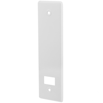 Primematik - Placa Embellecedora Para Recogedor De Persiana En Color Blanco Bs22000