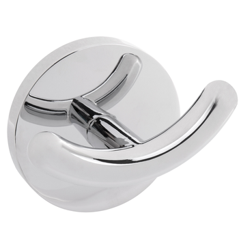 Primematik - Colgador Doble Cromado Para Baño Modelo Renne Ks30200