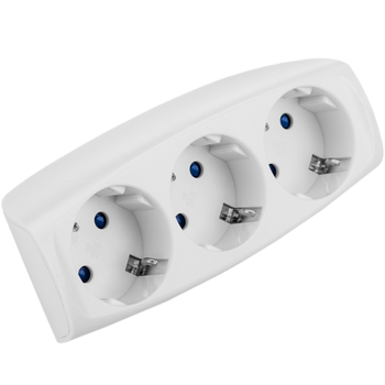 Bematik - Base De Enchufe Industrial Schuko Con Tapa Ip44 Empotrable A  Tornillo Color Blanco Me07300 con Ofertas en Carrefour