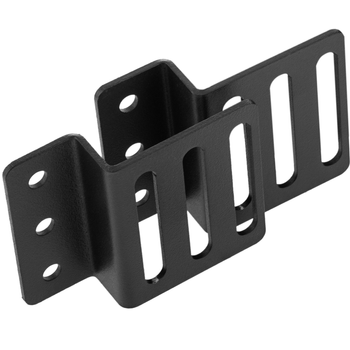 Rackmatic - Kit Montaje De Regleta Rack 19” De Fijación Vertical En Armario De Transporte Negro Wm07100