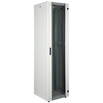 Rackmatic - Armario Rack 19'' De Pie 47u 600x600x2202mm Mobirack De Rackmatic Blanco Y Puerta De Cristal Templado Wl20900