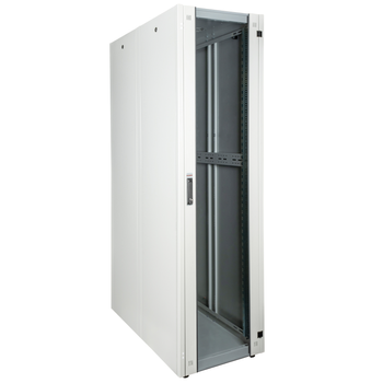 Rackmatic - Armario Rack 19'' De Pie 47u 600x1200x2202mm Mobirack De Rackmatic Blanco Y Puerta De Cristal Templado Wl23300