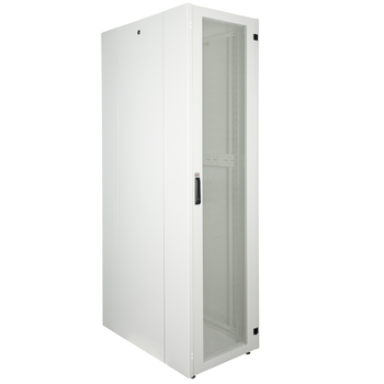 Rackmatic - Armario Rack 19'' De Pie 47u 600x1000x2202mm Mobirack De Rackmatic Blanco Y Puerta De Metal Perforado Wl32700