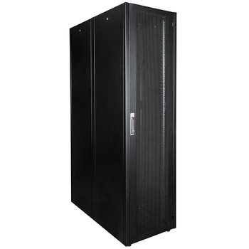 Rackmatic - Armario Rack 19'' De Pie 47u 600x1200x2202mm Mobirack De Rackmatic Negro Y Puerta De Metal Perforado Wl33200