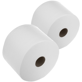 Primematik - Rollo Bobina Industrial Maxi Papel Laminado De Doble Capa 2 Unidades Ks08700