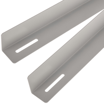 Rackmatic - Guías Laterales Fijas De Soporte Para Armario Rack 19 Blanco 650mm Wt02400