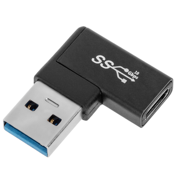 Bematik - Adaptador De 90 Grados Usb 3.0 De Tipo C Hembra A Usb A Macho Uh07700