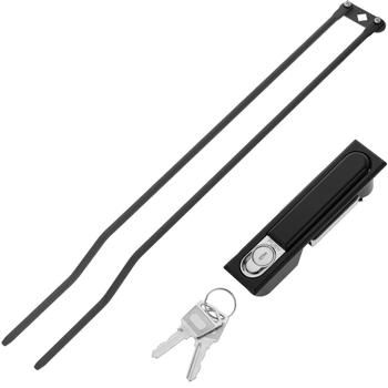 Rackmatic - Kit Montaje De Cerradura Para Armarios De Carga De 36 Ordenadores, Notebook O Tablet Negro Wo05200