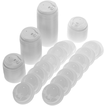 Primematik - Tapas Altas Herméticas Para Vasos De 120ml 100 Unidades Ik01100