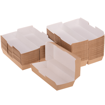 Primematik - Cajas Para Panini De Cartón Biodegradable Nano-micro, 50 Unidades Ik00800