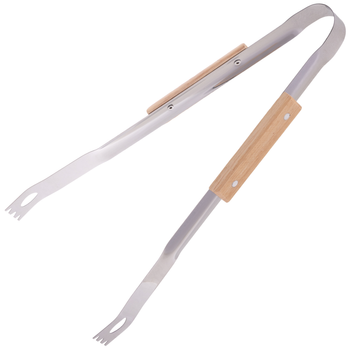 Primematik - Tenazas Con Puntas Dentadas Para Barbacoa De Acero Inoxidable De 36 Cm Kh50100