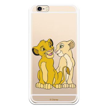 Funda Oficial Disney Simba Y Nala Transparente Para Iphone 6 - El Rey León