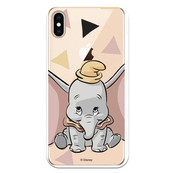 Funda Oficial Disney Dumbo Silueta Transparente Para Iphone Xs Max