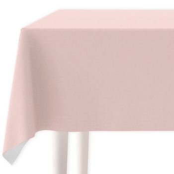 Vipalia Mantel Resinado Antimanchas Net 140x140 Cm Rosa