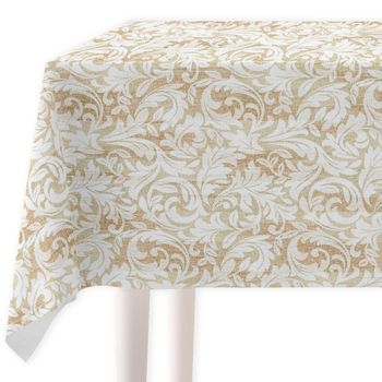 Vipalia Mantel Resinado Antimanchas Delicate 140x140 Cm Beige