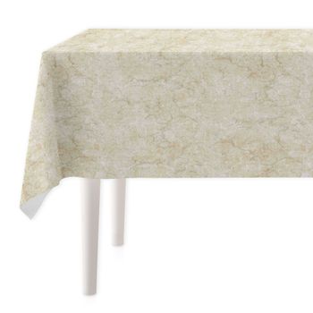 Vipalia Mantel Resinado Antimanchas Marmolado 140 X 200 Cm Natural