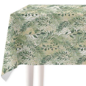 Vipalia Mantel Resinado Antimanchas Foliage Verde 140 X 200 Cm