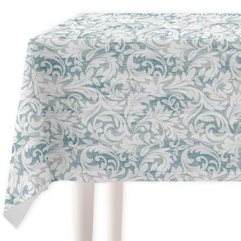 Vipalia Mantel Resinado Antimanchas Delicate 140 X 250 Cm Azul