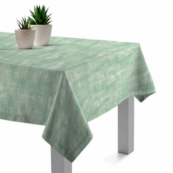 Mantel Resinado Antimanchas Paduana Light Verde 140x140