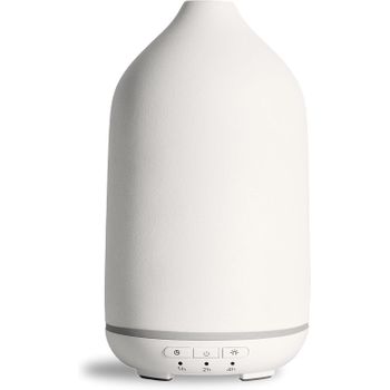 Humidificador Difusor De Esencia Led De Cerámica Ultra Silencioso Aromaterapia -karawan