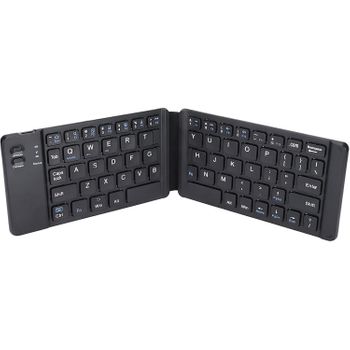 Teclado Inalambrico Bt Plegable, Portátil, Ultrafino, Con Panel Táctil, Para Windows/android/ios. Máquina De Escribir Con Teclado Ergonómico Ultrafino Portátil De 15 Mm, 67 Teclas, 3 Millones De Clics, Batería De 120 Mah, Para Teléfono Móvil/tabl