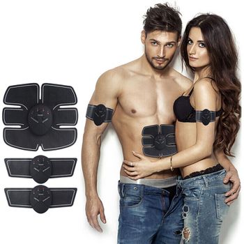 EMS entrenador de abdominales, electroestimulador Abdominal,  electroestimulación, carga USB, Fitness, entrenamiento en casa, gimnasio,  cinturones tonificadores musculares - AliExpress