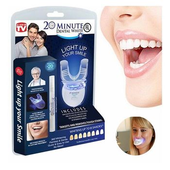 Blanqueador Dental 20 Minutos White Light Smile Sonrisa Y Dientes Blancos Por Transmision De Luz De Plasma Elimina Manchas Causadas Por El Café, Vino, Cigarro, Edad, Comida Y Más