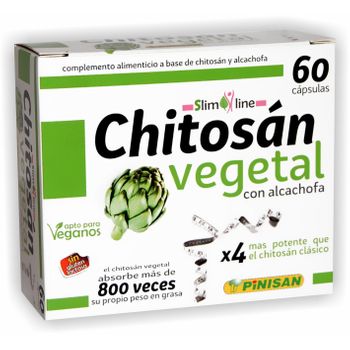 Siluplan Chitosan Vegetal Con Alcachofa 60 Caps Pinisan