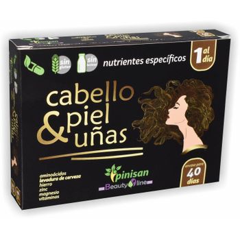 Cabello Piel Uñas 40 Caps Pinisan