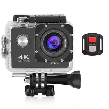 Action Cam Pro Wireless 4k Klack® Camara Con Mando - Negro