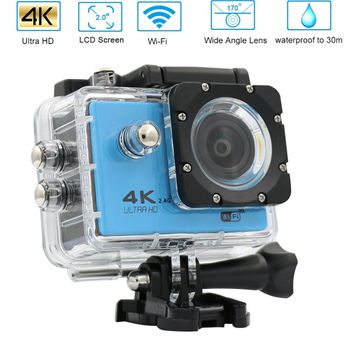 Action Cam Pro Wireless 4k Klack® Camara Con Mando - Azul
