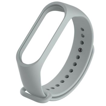 Correa Mi Band 3 Y 4 Gris Deporte Transpirable Running Repuesto