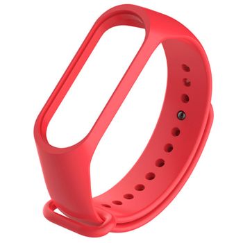 Correa Mi Band 3 Y 4 Rojo Deporte Transpirable Running Repuesto