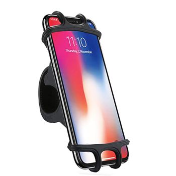 Soporte De Bicicleta Moto Y Cochecito De Silicona Para Telefono Movil