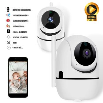 Netvue Camara Vigilancia WiFi Interior, Camaras Vigilancia Domicilio WiFi  1080P, Camara IP Audio Bidireccional Compatible con