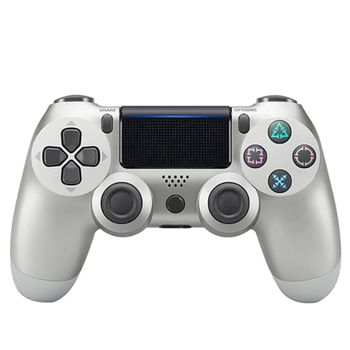 Mando P4 Plata Compatible Con Ps4 Play Station 4