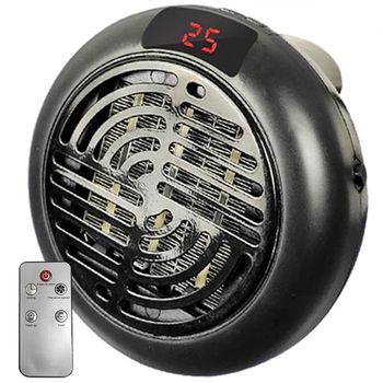 Calefactor De Enchufe 400w, Calefactor Cerámico, Bajo Consumo, Calefactor  Baño, Calefactor Eléctrico, Calefactor Pequeño Negro Negro con Ofertas en  Carrefour