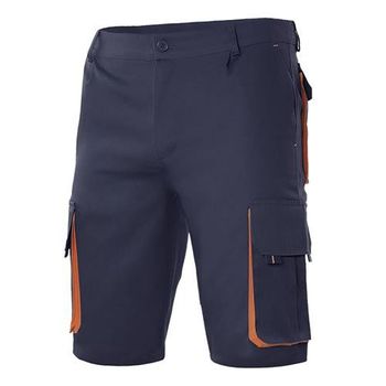 Bermuda Bicolor Azul Marino / Naranja T/44