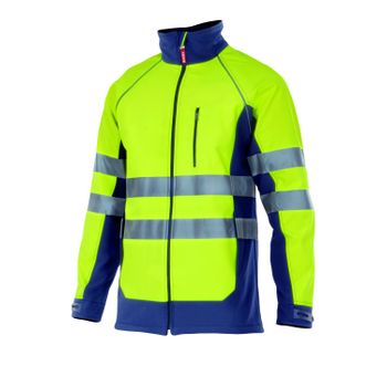 Chaqueta Softshell Alta Visibilidad Bicolor S